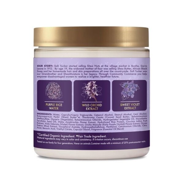 Shea Moisture PURPLE RICE WATER STRENGTH & COLOR CARE MASQUE (227g)