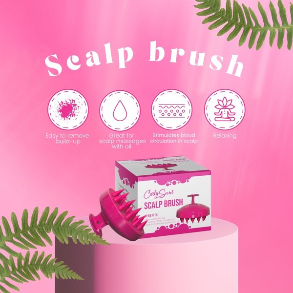 Curly Secret Curly Secret Scalp Brush – Stimulating & Exfoliating Brush for Scalp Health