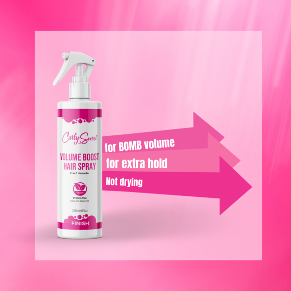 Curly Secret  Volume Boost Hair Spray (250ml)