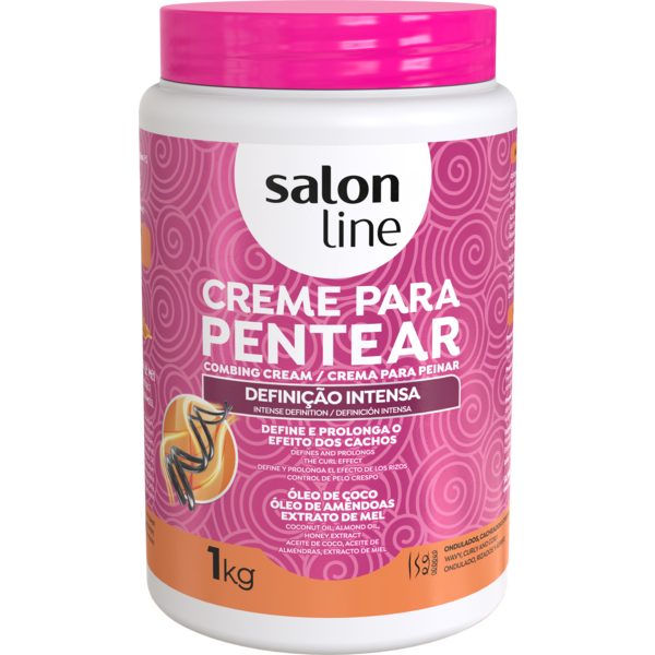 Salon Line Salon Line - Combing Cream - Definieert en verlengt krullen - Hydrateert en verzacht zonder plakkerigheid - 1kg
