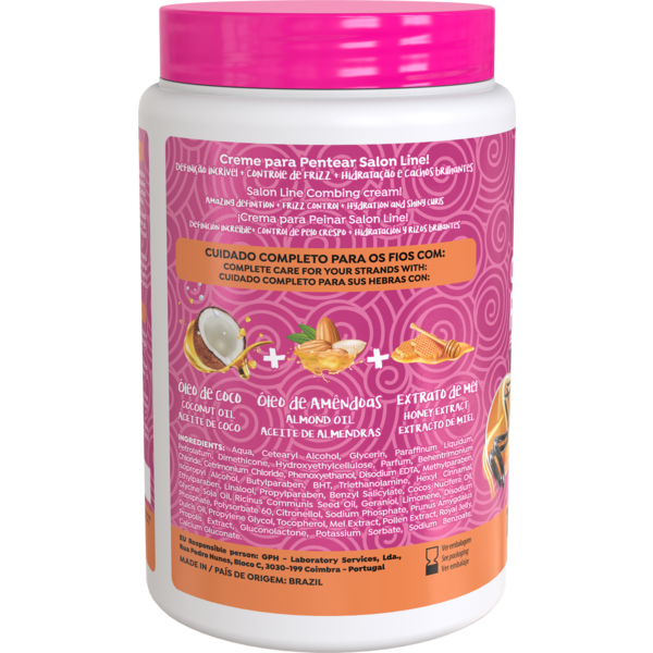 Salon Line Salon Line - Combing Cream - Definieert en verlengt krullen - Hydrateert en verzacht zonder plakkerigheid - 1kg