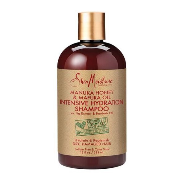 Shea Moisture Shea Moisture - Hydraterende shampoo - Intensieve hydratatie voor droog, krullend haar - Versterkt en beschermt tegen omgevingsinvloeden - 384ml