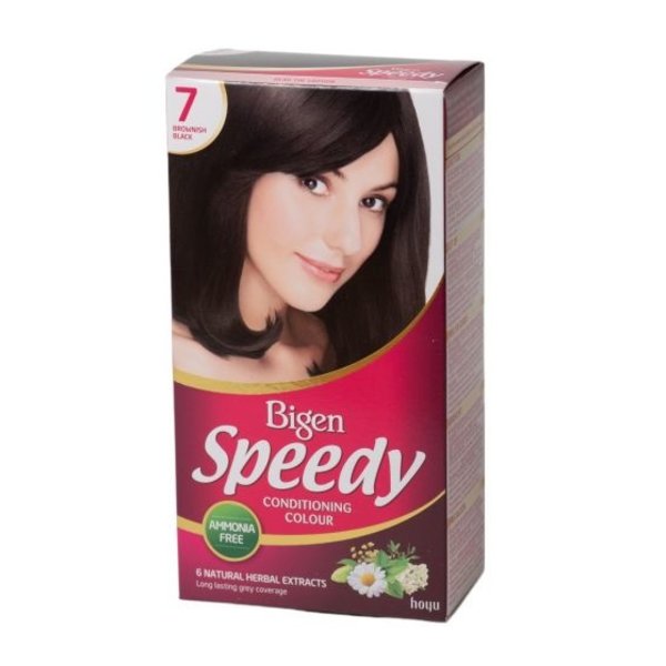 Bigen Bigen - Haarkleuring - Conditioneert en beschermt het haar - Langdurig kleurresultaat - Brownish Black #7