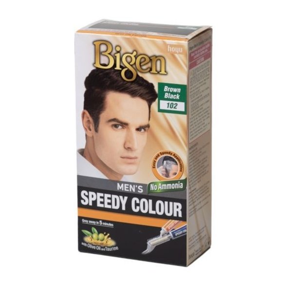 Bigen Men's Speedy Color - Brown Black #102