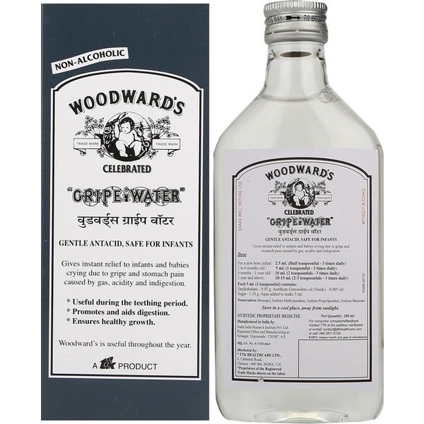 Woodward's Woodward's - Gripe water - Beschermt baby's tegen infecties - Ondersteunt een evenwichtige groei - 200ml