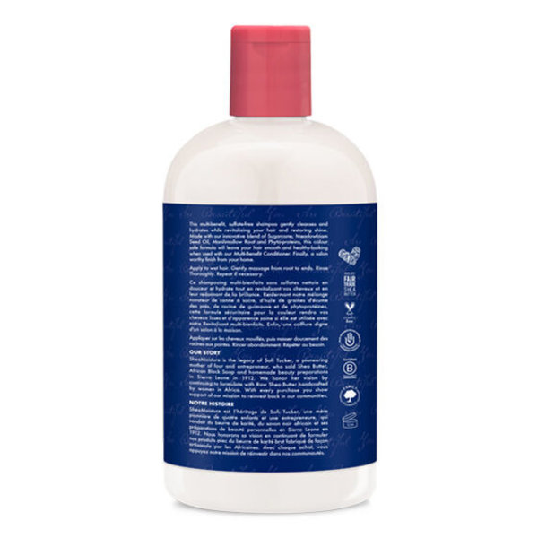 Shea Moisture SUGARCANE EXTRACT & MEADOWFOAM SEED MIRACLE SHAMPOO (384ml)