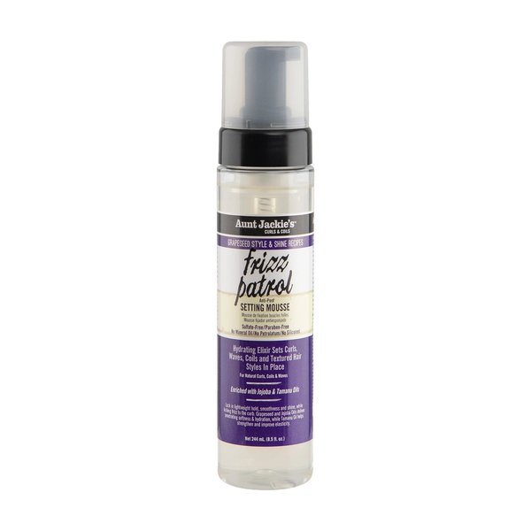 Aunt Jackie's Frizz Patrol Anti-Poof Twist & Curl Setting Mousse (244ml)