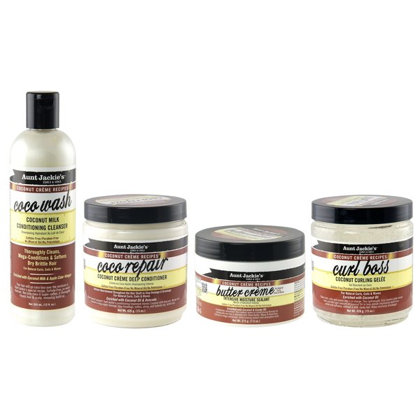 Aunt Jackie's Coconut Créme Complete Collection (4pcs)