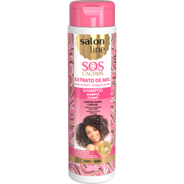 Salon Line SoS Curls - Honey Extract Shampoo (300ml)