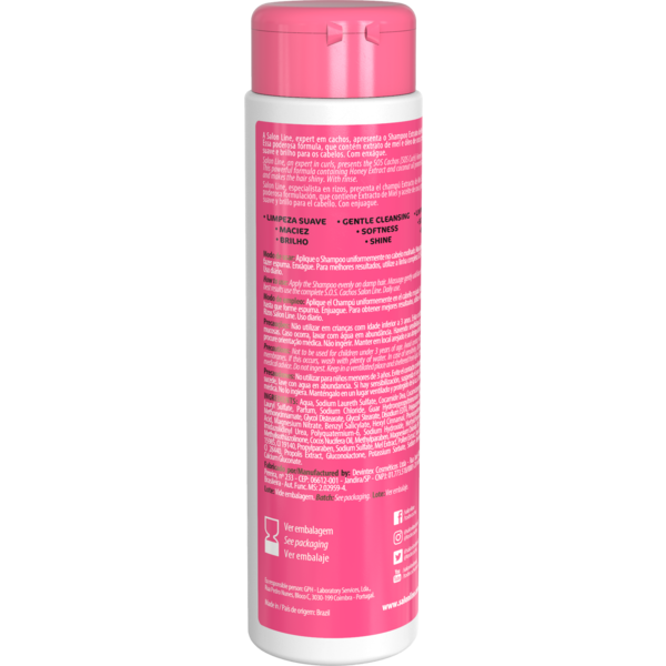 Salon Line SoS Curls - Honey Extract Shampoo (300ml)