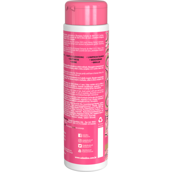 Salon Line SoS Curls - Honey Extract Shampoo (300ml)