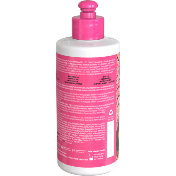 Salon Line Salon Line - Kamcreme - Hydrateert en voedt krullend haar - Vermindert kroezen en pluis - 300ml