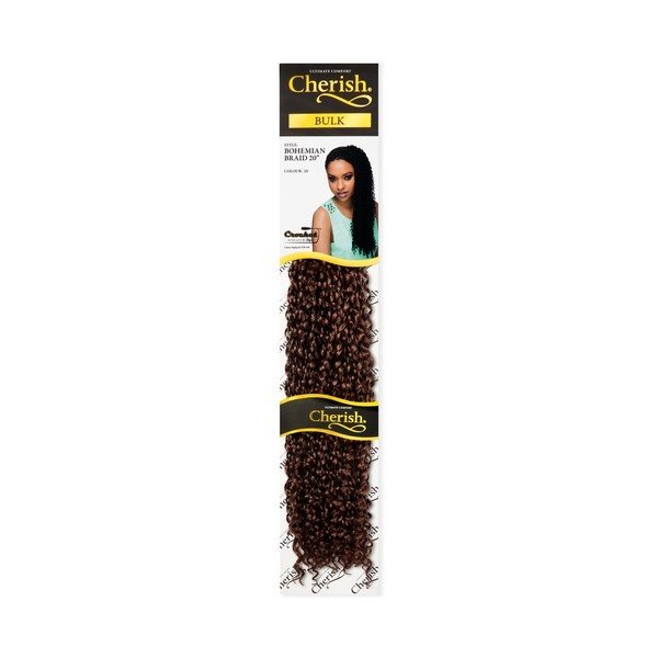 Cherish Cherish - Bohemian vlechten - Vooraf gestyleerd voor gemak - 50,80 cm lengte voor volumineuze look - Lichtgewicht en comfortabel - 1 set