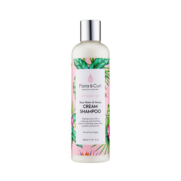 Flora & Curl Flora & Curl - Shampoo - Hydrateert en voedt droog haar - Versterkt en vermindert haarbreuk - 300ml