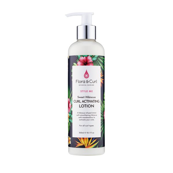 Flora & Curl Flora & Curl - Krulactiverende lotion - Definieert en versterkt krullen - Geeft een zachte hold en glans - Hydrateert zonder te verzwaren - 300ml
