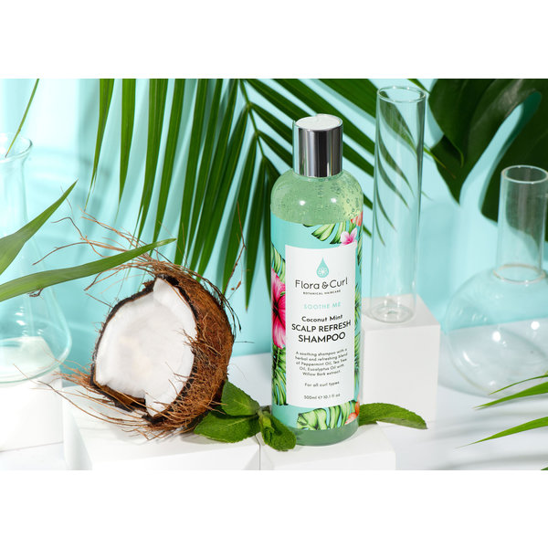 Flora & Curl SOOTHE ME - Coconut Mint Scalp Refresh Shampoo (300ml)