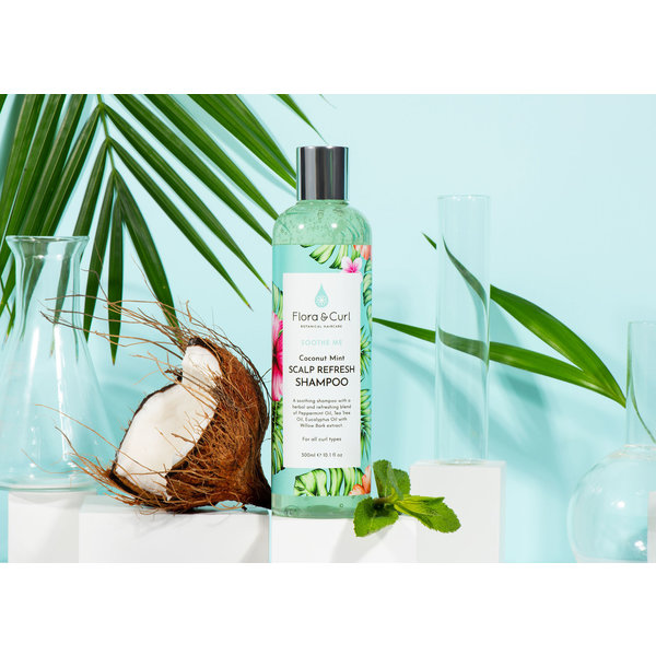 Flora & Curl SOOTHE ME - Coconut Mint Scalp Refresh Shampoo (300ml)