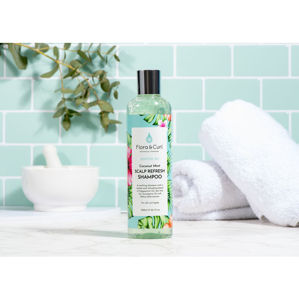 Flora & Curl SOOTHE ME - Coconut Mint Scalp Refresh Shampoo (300ml)