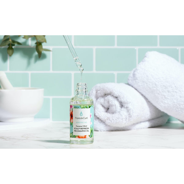 Soothing Refresh Pre-Shampoo Oil, Coconut Mint