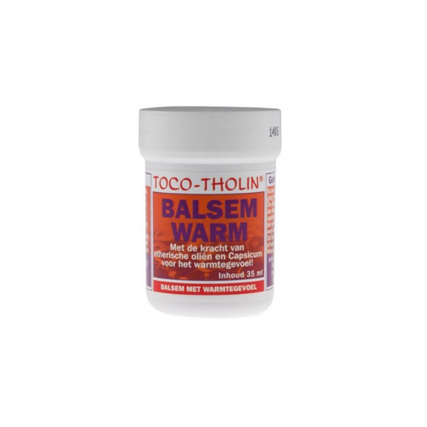 Toco-Tholin Toco-Tholin - Spierbalsem – Stimuleert doorbloeding bij inspanning – Geeft natuurlijk warmtegevoel – Zacht voor de huid zonder irriterende stoffen – 35ml
