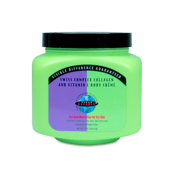 Clear Essence Clear Essence - Verzorgingscreme – Herstelt en beschermt droge huid – Verbetert teint met vitamine E – Hydrateert intens met collageen – 536,75g