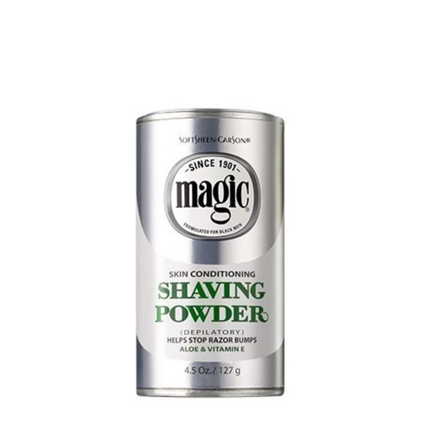 Magic Shave Magic Skin Conditioning Razorless Shaving Powder (Platinum)