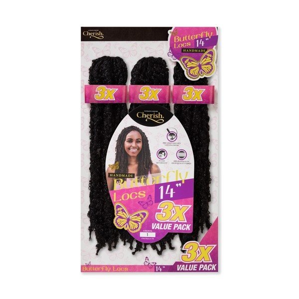 Cherish Cherish - Haarlocs set – Lichtgewicht en comfortabel – Speelse, natuurlijke textuur – Duurzaam en makkelijk te stylen – 3x14 inch