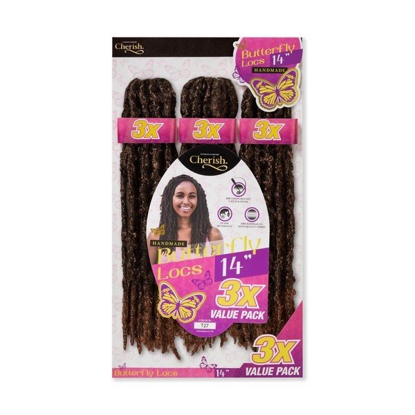 Cherish Cherish - Haarlocs set – Lichtgewicht en comfortabel – Speelse, natuurlijke textuur – Duurzaam en makkelijk te stylen – 3x14 inch
