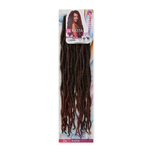 Obsession Bulk 2x Rasta Locs 20 inch