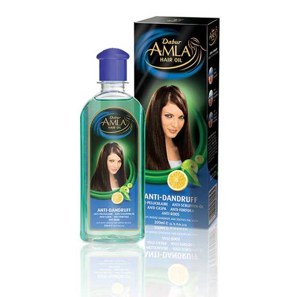 Dabur Amla Dabur Amla - Haarolie anti-roos – Vermindert roos en jeuk direct – Verzorgt en versterkt de hoofdhuid – Met natuurlijke kruidenextracten – 200ml