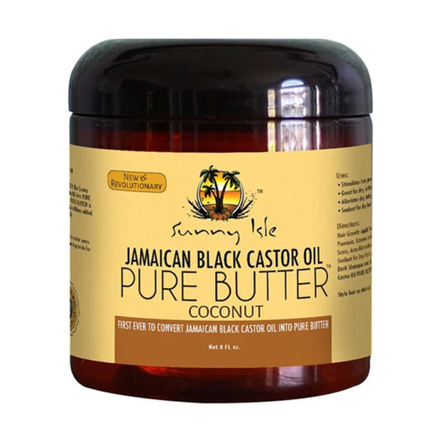 Sunny Isle SUNNY ISLE  Jamaican Black Castor Oil - Pure Butter Coconut  (4oz)