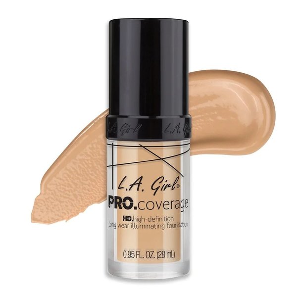 LA Girl Pro Coverage Illuminating Foundation - Fair (GLM642)