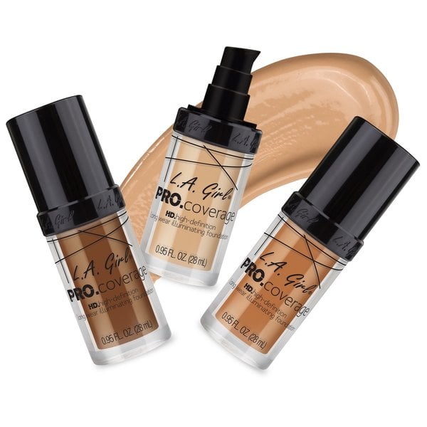 LA Girl Pro Coverage Illuminating Foundation - Bronze (GLM651 )