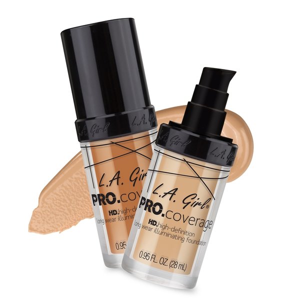 LA Girl Pro Coverage Illuminating Foundation - Bronze (GLM651 )