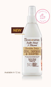 Creme of Nature Butter Blend & Flaxseed Curl Definer & Booster (12oz)