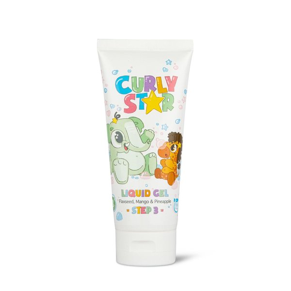 Curly Star Curly Star - Krul gel - Definieert zachte krullen zonder pluis - CG-goedgekeurd, vegan en vrij van schadelijke stoffen - 200ml