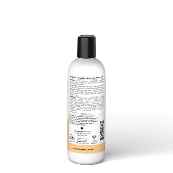Bounce Curl Bounce Curl - Styling gel - Geeft volume zonder te verzwaren - Vermindert kroezen en houdt krullen in model - Voedt met zwartzaadolie - 238ml