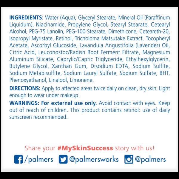 Palmer's Skin Success Anti-Dark Spot Fade Cream, for Dry Skin 75g