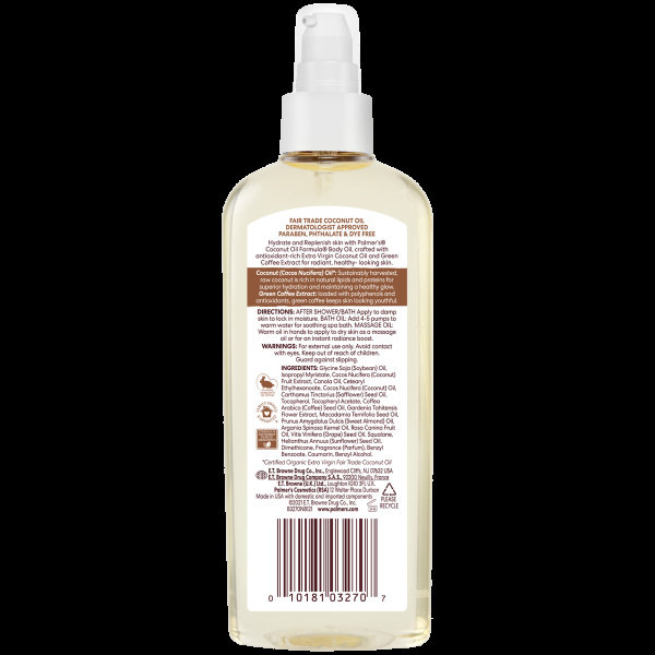 Palmer's Coconut Oil Formula Coconut Hydrate Body Oil 150ml