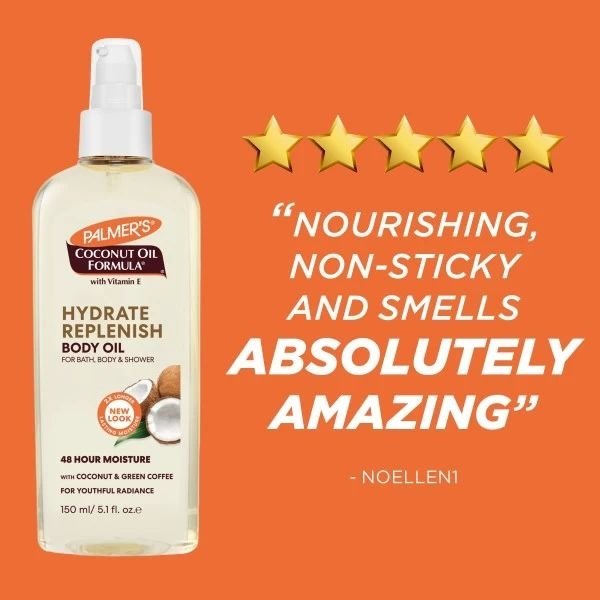 Palmer's Palmer's - Lichaamsolie - Hydrateert en herstelt de huid - 48 uur intense hydratatie - 150ml