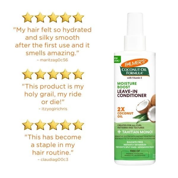 Palmer's Palmer's - Leave-In Conditioner - Hydrateert en herstelt droog haar - Verwijdert knopen en maakt het haar zijdezacht - 250ml