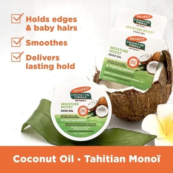 Palmer's Coconut Oil Formula Moisture Boost Edge Gel 64g