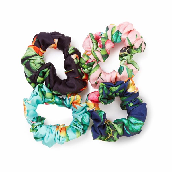 Flora & Curl Small Satin Scrunchies