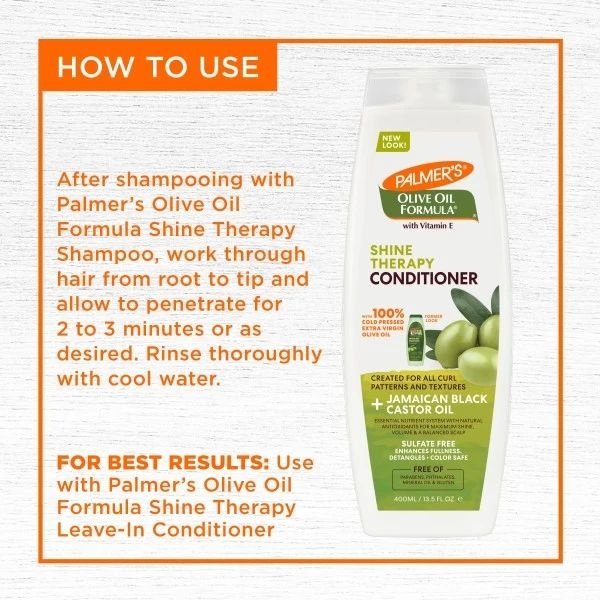 Palmer's Olive Oil Formula Shine Therapy Conditioner 400ml