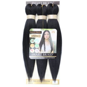 Smart Braids Pre-Stretched 6 in a Pack 28 inch - A&F Cosmetics