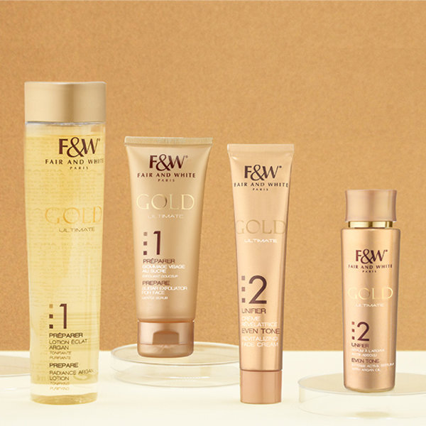 Fair & White Fair & White - Gezichtsverzorging routine - Vermindert imperfecties en verkleint porien - Verheldert en egaliseert de teint - 4 stappen