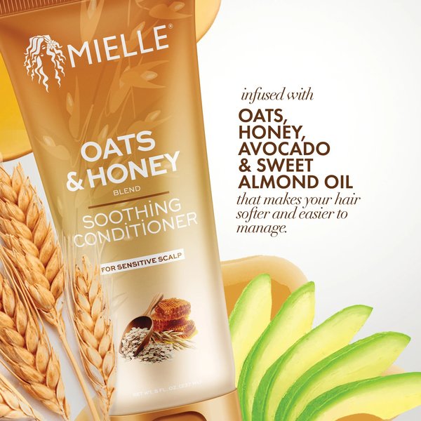 Mielle Mielle - Voedende conditioner - Diepe hydratatie - Verbetert zachtheid en handelbaarheid van het haar - 237ml