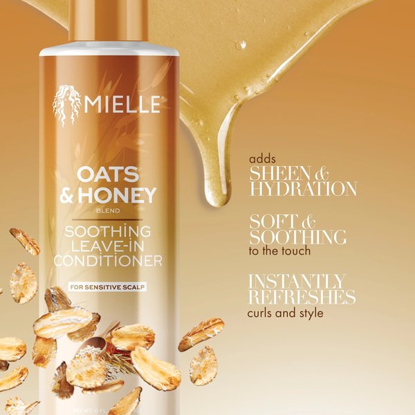Mielle Mielle - Lichtgewicht conditioner - Hydrateert, verzacht en verfrist direct - Voegt glans en beheersbaarheid toe - Gevoelige hoofdhuid - 177ml