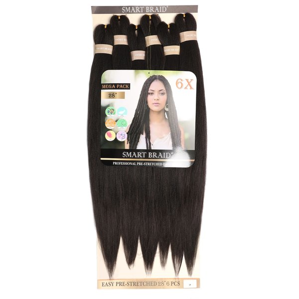 Smart Braid Smart Braids Pre-Stretched 6 in a Pack 28 inch