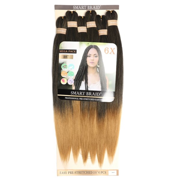 Smart Braid Smart Braids Pre-Stretched 6 in a Pack 28 inch